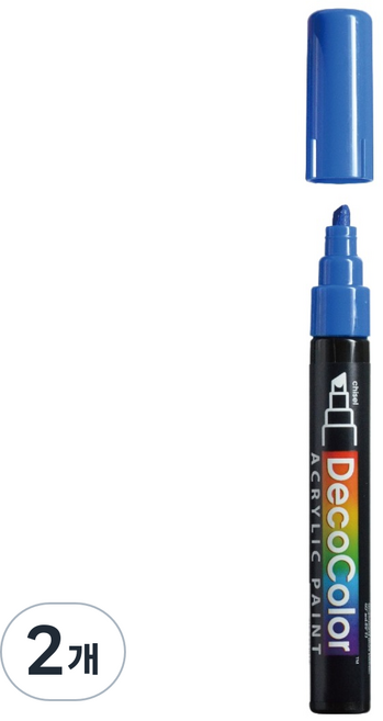 우찌다 데코 컬러 아크릴 마카 315 3 Blue, 2개, 1색