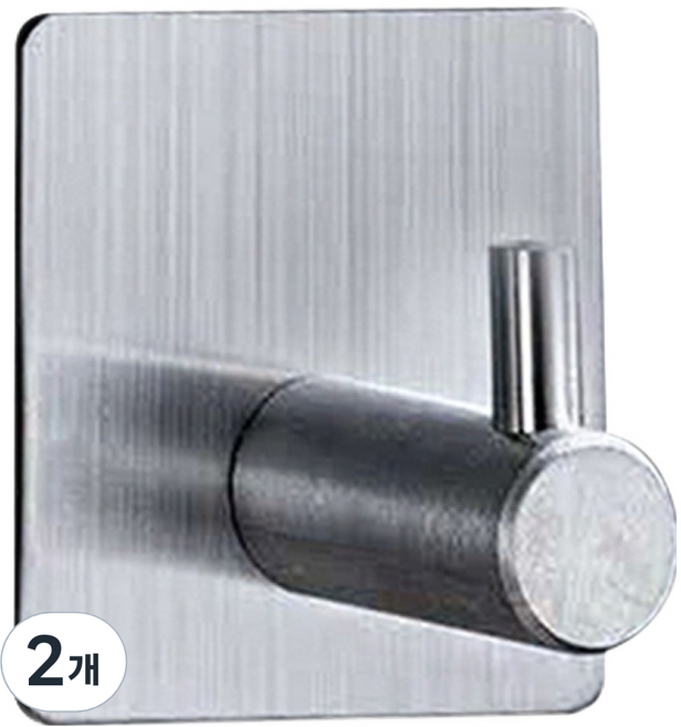 월드크린 후크 도구걸이 E타입, 스텐, 2개