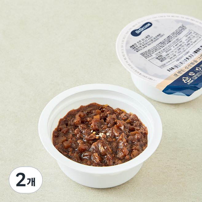 베베쿡 든든 유니짜장, 130g, 2개