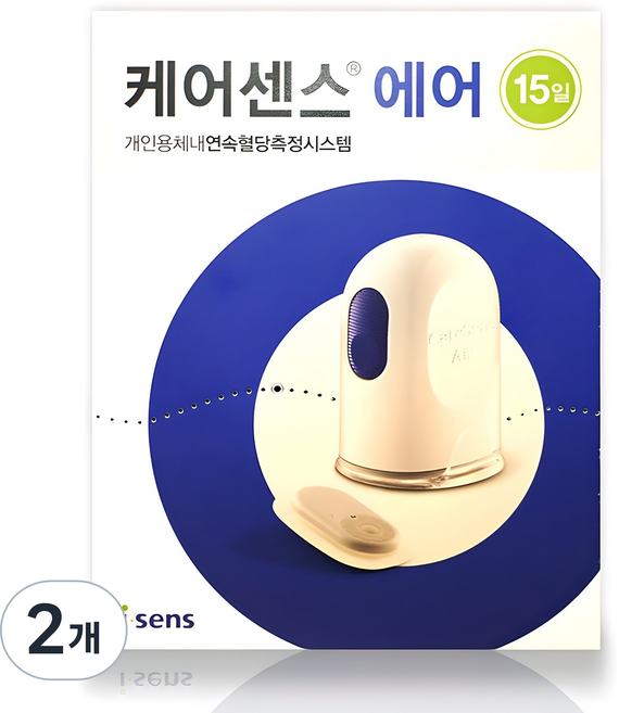 케어센스 에어 연속혈당측정기, CGM-ST-002, 2개