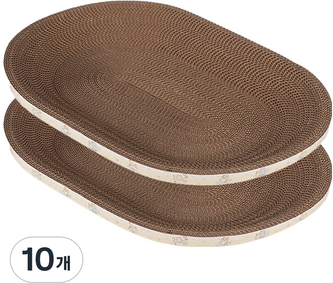 세이코코아 골판지 스크래쳐 타원형, 10개