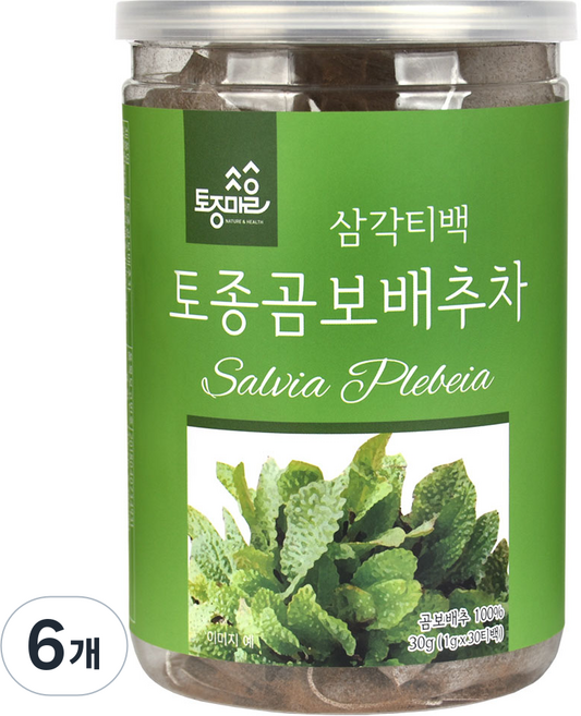 토종마을 토종곰보배추차, 1g, 30개입, 6개