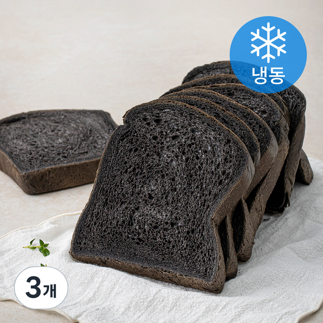 서울브레드 모닝 먹물 식빵 (냉동), 500g, 3개
