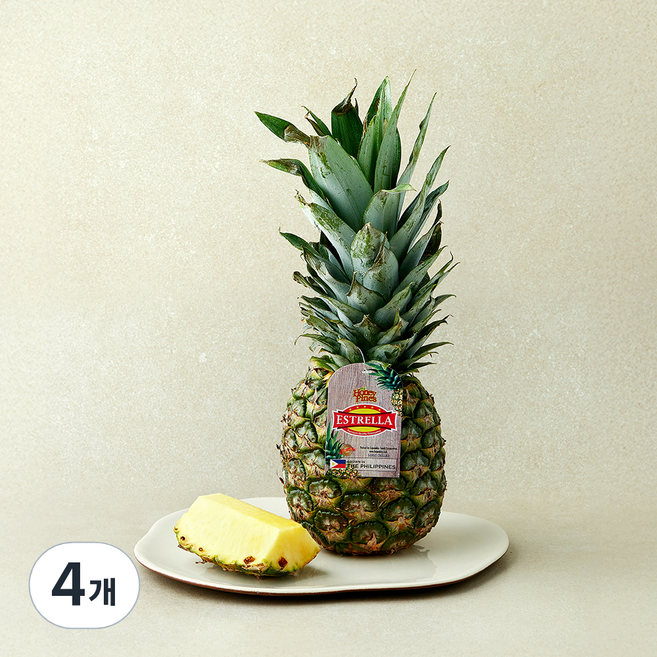 필리핀산 수일 파인애플, 4개, 1kg