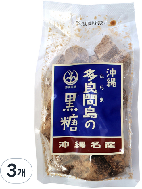 오키나와 타라마 흑당, 380g, 3개