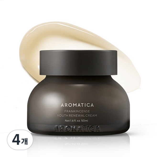 아로마티카 프랑킨센스 유스 리뉴얼 크림, 50ml, 4개