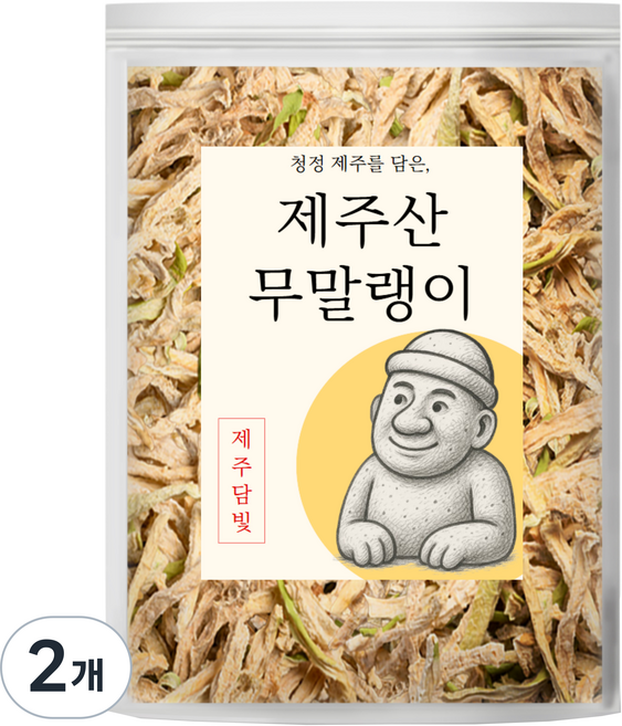 Jejudambit 濟州產蘿蔔乾, 2個, 200g