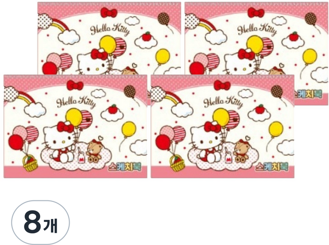 산리오 V3 스케치북 헬로키티, 8절, 8개, 16매