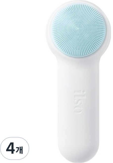 일소 모공 클렌징 마스터 세안 브러쉬, 4개, 화이트