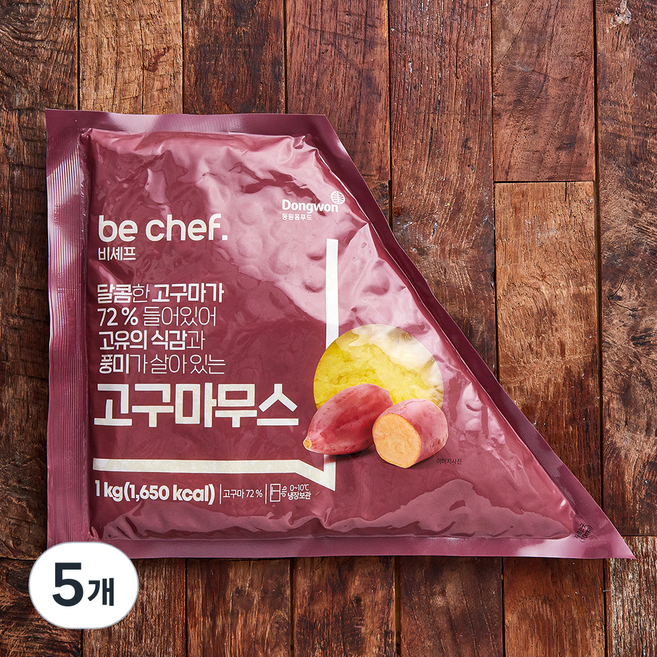비셰프 고구마무스, 1kg, 5개