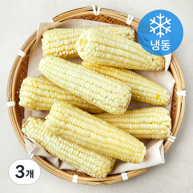 삶은 옥수수 10개입 (냉동), 3개, 3.5kg