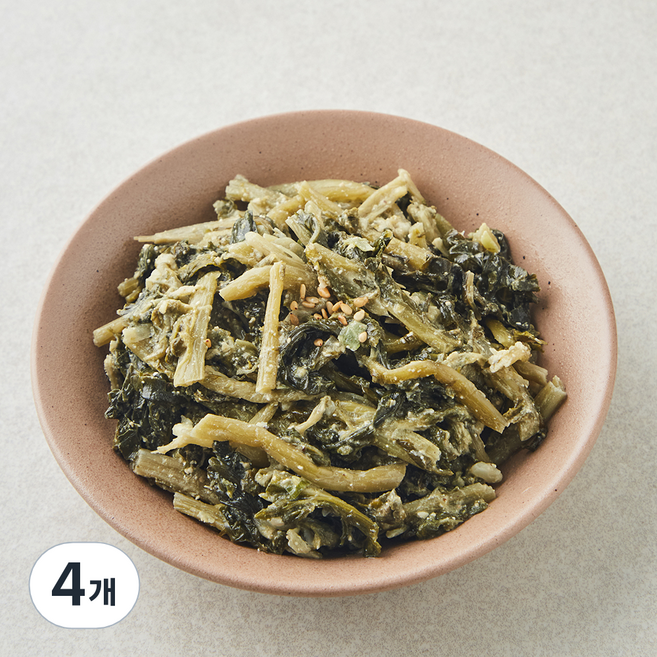 정미경키친 들깨시래기나물, 100g, 4개