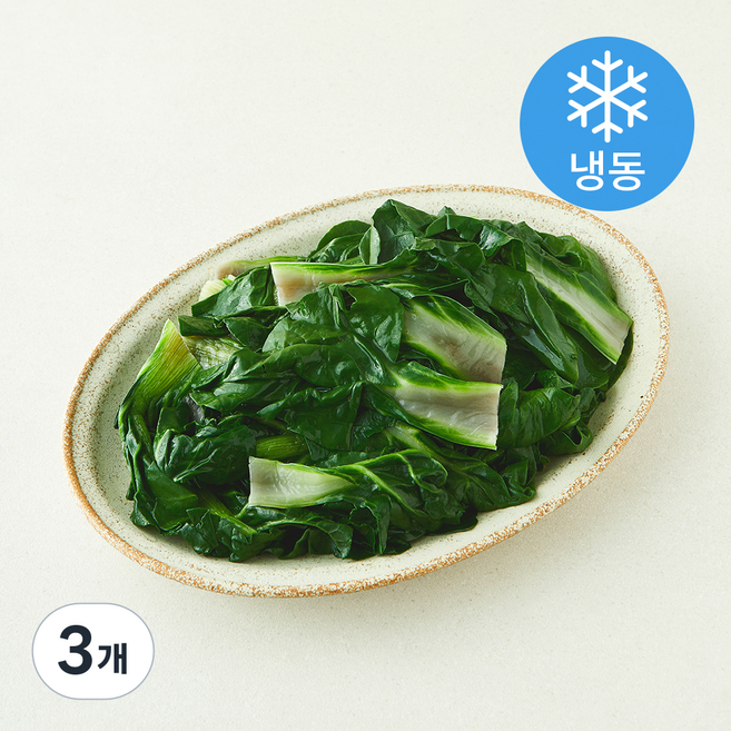 나물투데이 국내산 데친 근대 (냉동), 3개, 800g