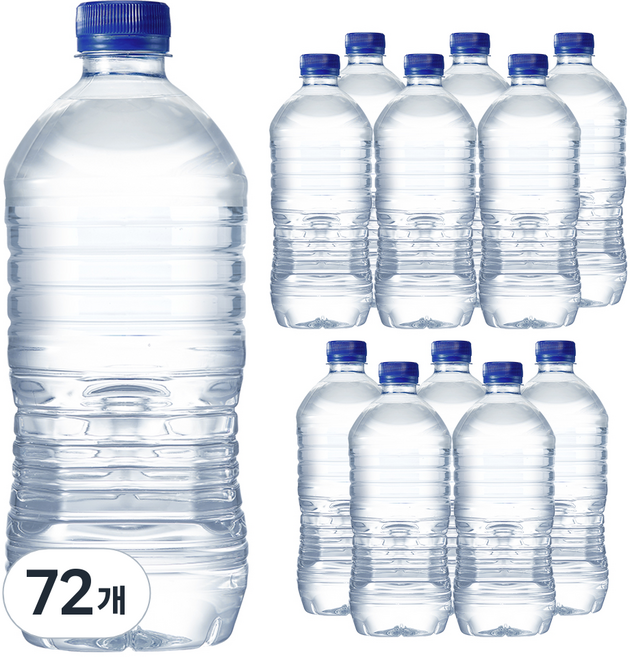 먹는샘물산수 에브리데이 산수 무라벨, 1L, 72개