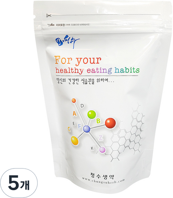 청수생약 새싹보리환, 5개, 500g