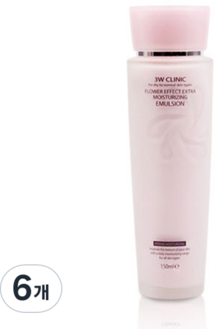 3WCLINIC 플라워 이펙트 초보습 에멀젼, 6개, 150ml