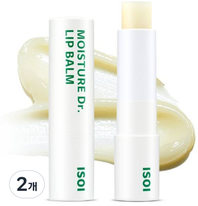 아이소이 모이스춰 닥터 립밤, ., 3.9g, 2개