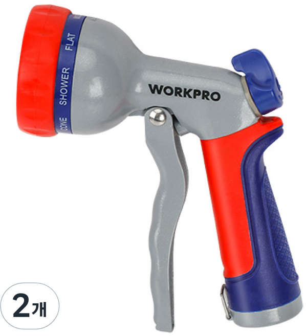 WORKPRO 高級鋅合金8種模式板機噴槍 WP334010, 2個