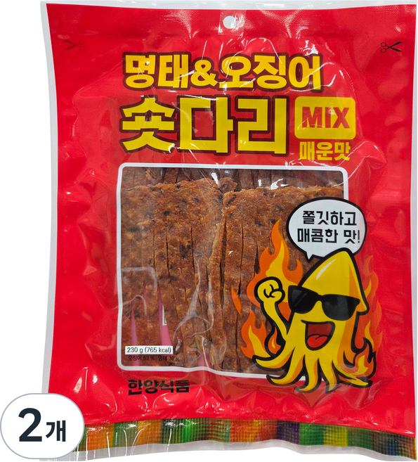 한양식품 주식회사 숏다리mix 매운맛, 2개, 230g