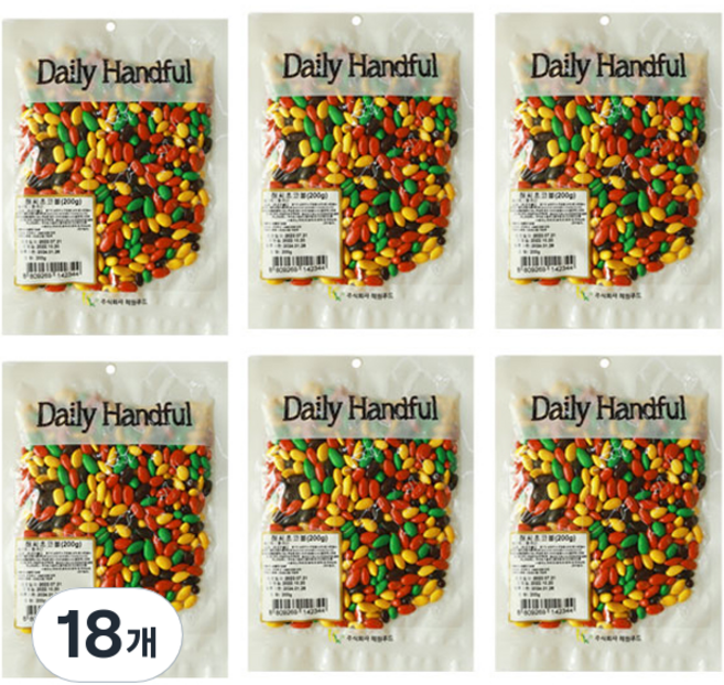 Dudu Moolsan 葵花籽巧克力豆, 200g, 18包