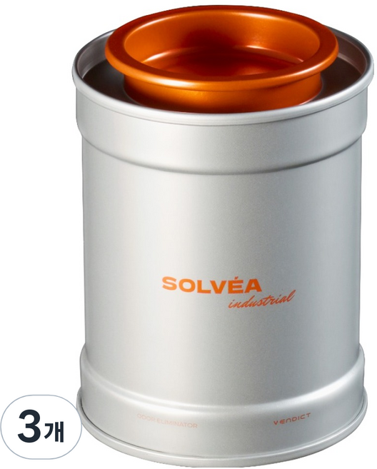 벤딕트 고체 탈취제 솔베아 인더스트리얼, 160g, 3개