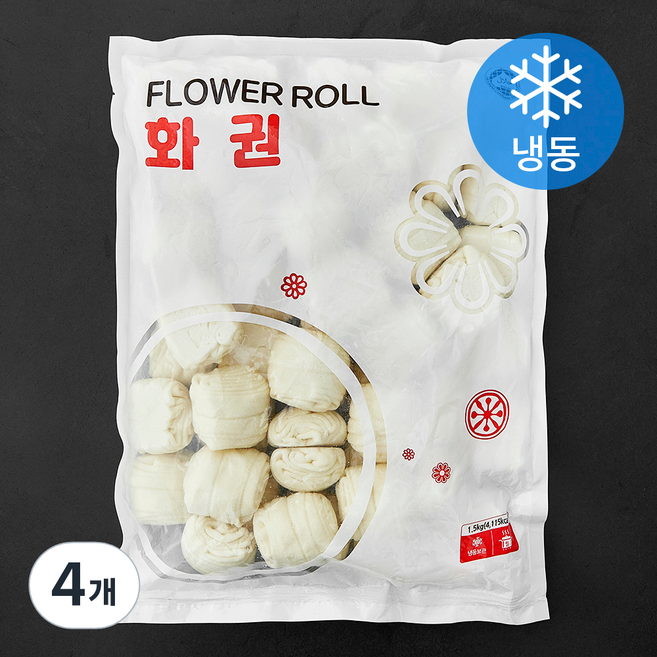 랜시 화권 (냉동), 1.5kg, 4개