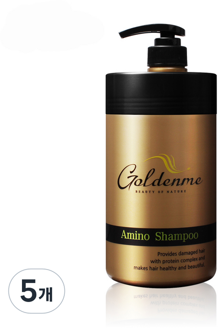 Goldenme 胺基酸蛋白洗髮精, 1kg, 5個