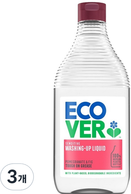 에코버 주방용세제 석류, 450ml, 3개