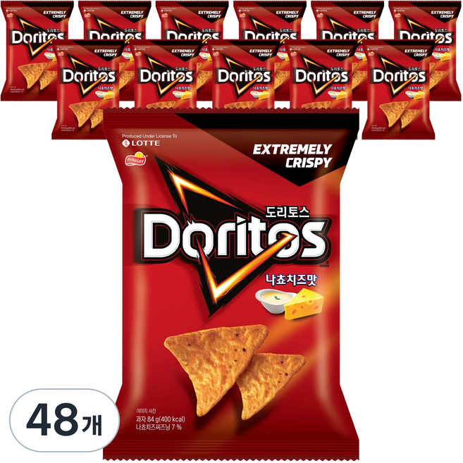 도리토스 나쵸치즈맛, 84g, 48개