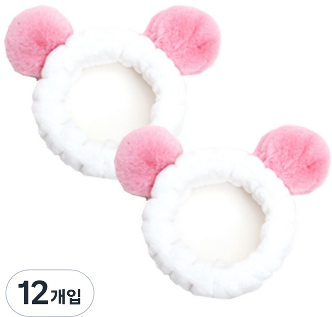 더자카 포인트팬더 헤어밴드, Y377LBBI242, 12개입