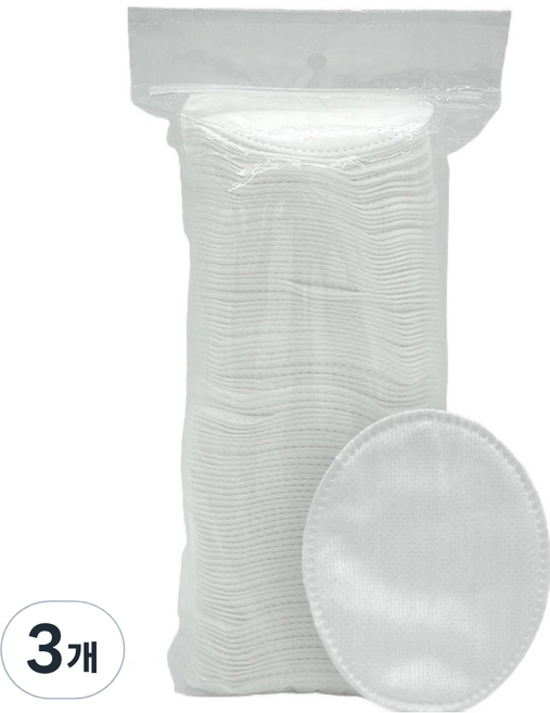피비에스코리아 듀얼 솜 빅 사이즈, 3개, 100개입