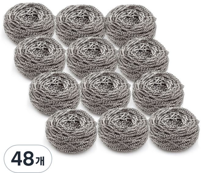 HOME VALUANCE 大永 鋼絲絨菜瓜布 40g, 48個, 1入
