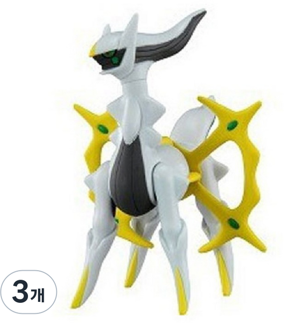 ACADEMY HOBBY MODEL KITS 怪獸收藏 EHP 04 阿爾宙斯 寶可夢 Moncolle 公仔 S81350, 3個