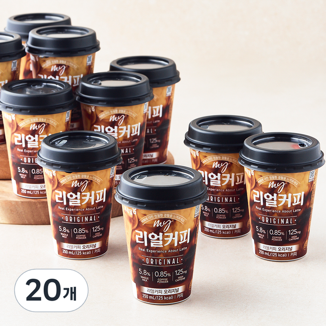 푸르밀 리얼커피 오리지널, 20개, 250ml