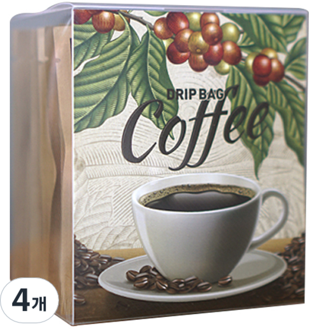 커피토리 탄자니아 AA 드립커피 드립백 카드, 10g, 10개입, 4개