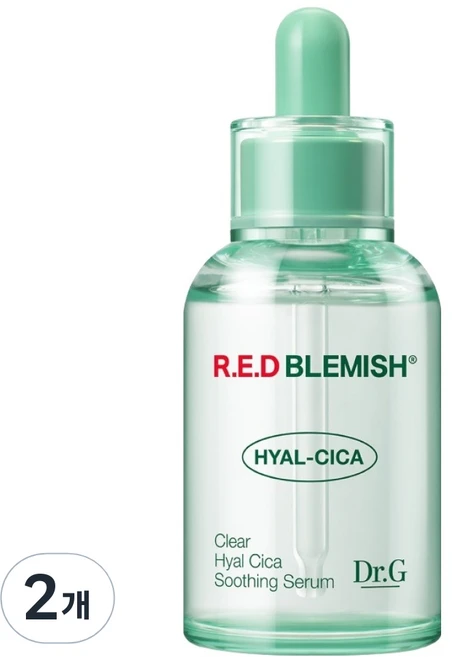 닥터지 레드 블레미쉬 클리어 히알 시카 수딩 세럼, 50ml, 2개 - 쿠팡