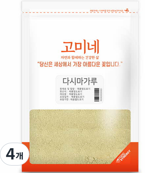 고미네 다시마가루, 500g, 4개