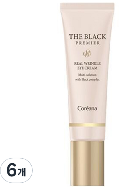 코리아나 더 블랙 프리미어 아이크림, 30ml, 6개
