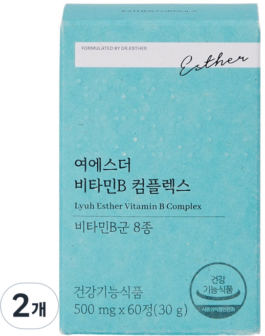 에스더포뮬러 여에스더 비타민B 컴플렉스 30g, 2개, 60정