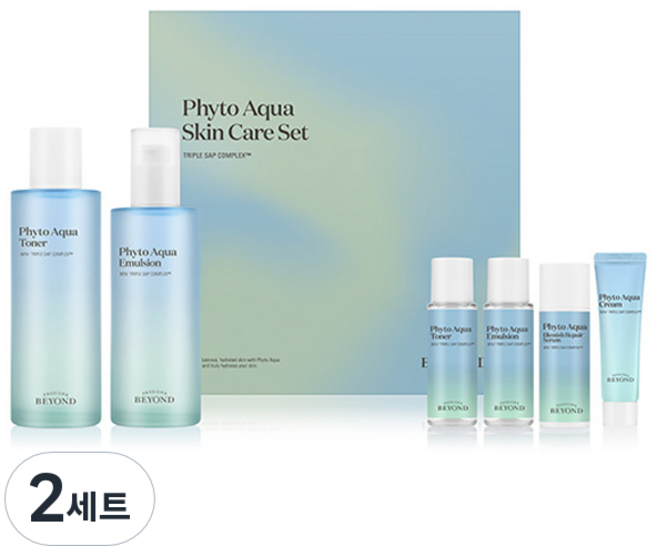 비욘드 피토 아쿠아 기초 화장품 2종 세트, 2세트