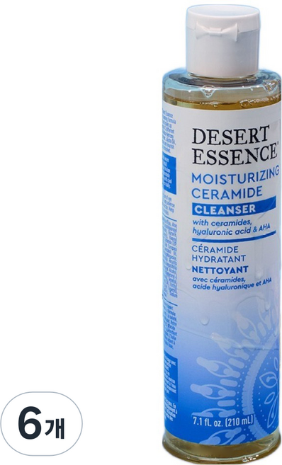 DESERT ESSENCE 神經醯胺潔面乳, 6個, 210ml