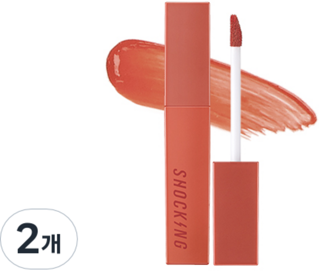 TONYMOLY The Shocking耀眼奪目霧面唇彩, 03 Thunder Bolt, 4g, 2支