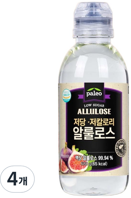 팔레오 저당 저칼로리 알룰로스, 680g, 4개