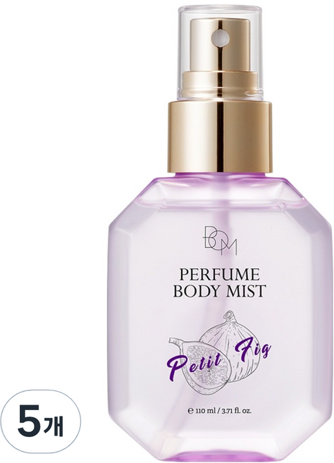 비오엠 퍼퓸 바디 미스트 쁘띠 피그, 110ml, 5개