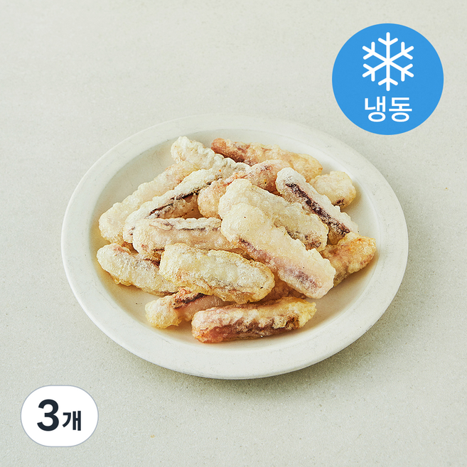 지엔씨푸드 찹쌀 통오징어튀김 (냉동), 600g, 3개