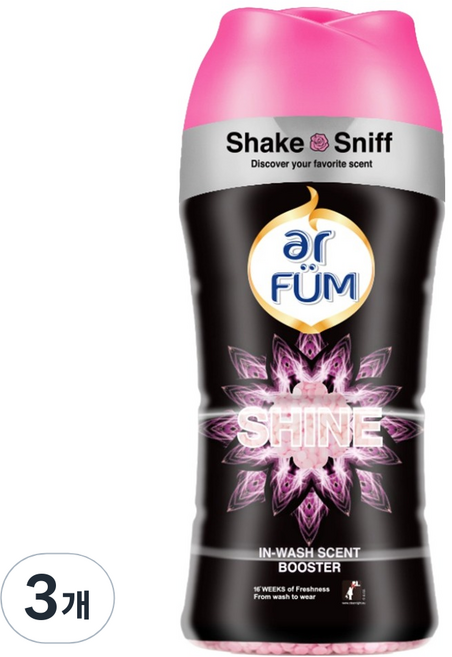 아로퓸 시그니처 아로마 부스터 섬유유연제 스윗샤인, 150g, 3개