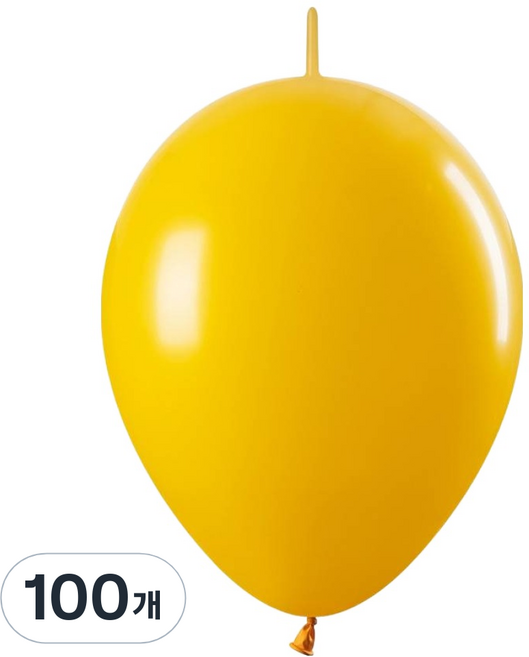 셈퍼텍스 링커풍선 30cm, 021 허니옐로우, 100개