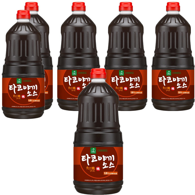 이엔푸드 타코야끼 소스, 1.8L, 6개