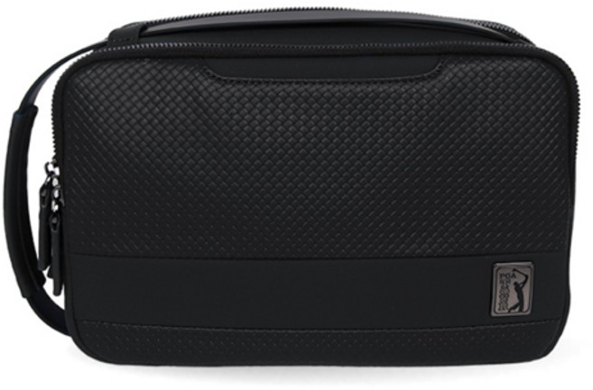 PGA투어 뉴 패턴 플레이 파우치, 모던블랙, 1개