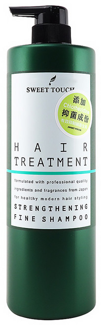 SWEET TOUCH 直覺 抑菌香水洗髮精 鼠尾草海鹽 添加抑菌成份Chlorhexidine 專業香水級精油 綿羊油黃金秀髮配方, 1L, 1瓶